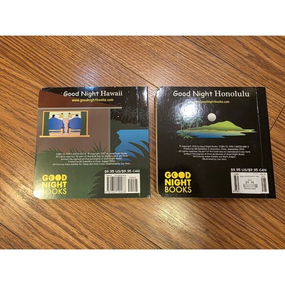 Good Night Books Hawaii Honolulu Board Books Lot Of 2 by Adam Gamble EUC - Picture 2 of 6